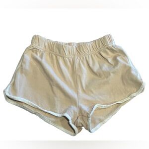 H&M Girls Beige Athletic Soft Shorts Size 10